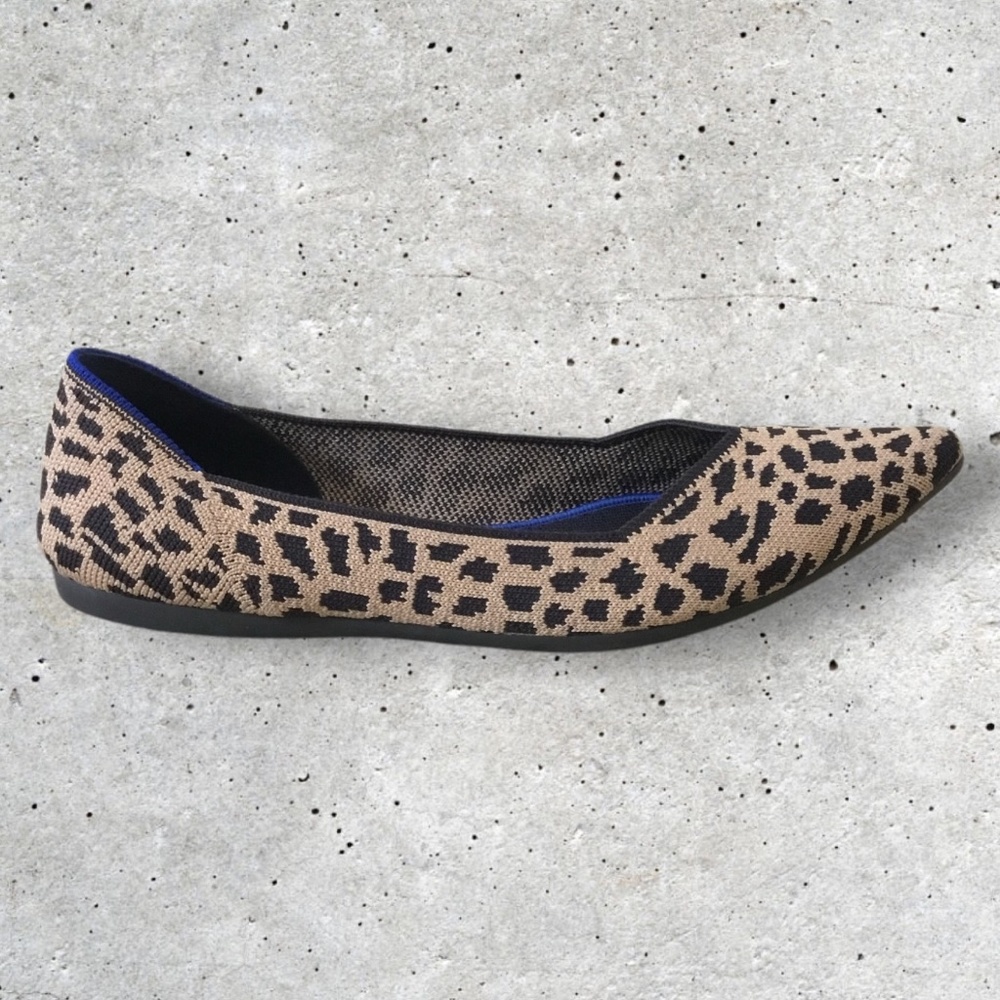Rothy’s The Point Ballet Flat In Cheetah Print - image 3